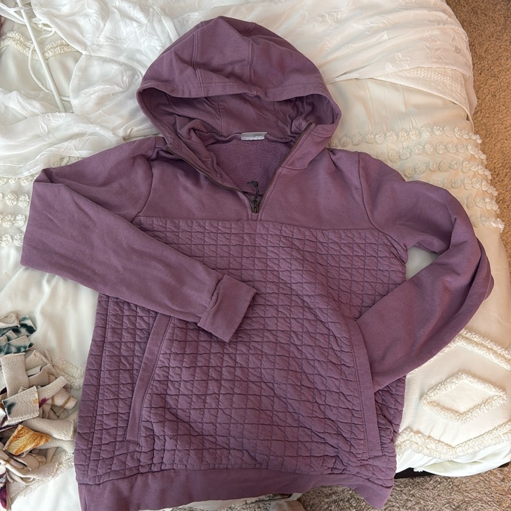Women’s small Columbia textured 1/4 zip
